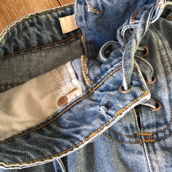 Forever 21 high waisted denim skirt - Picture 3 of 4